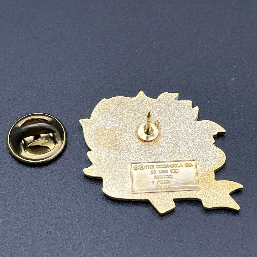 1996‎ Atlanta Olympics One Year Anniversary Torch Relay Coke Lapel Hat Pin